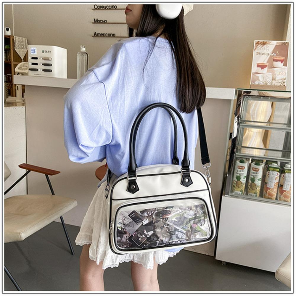 New Original Design Y2K Spicy Girl Ita Bag Large Capacity Commuting Diagonal Cross Bag, Cute Ulzzang Single Shoulder Handbag