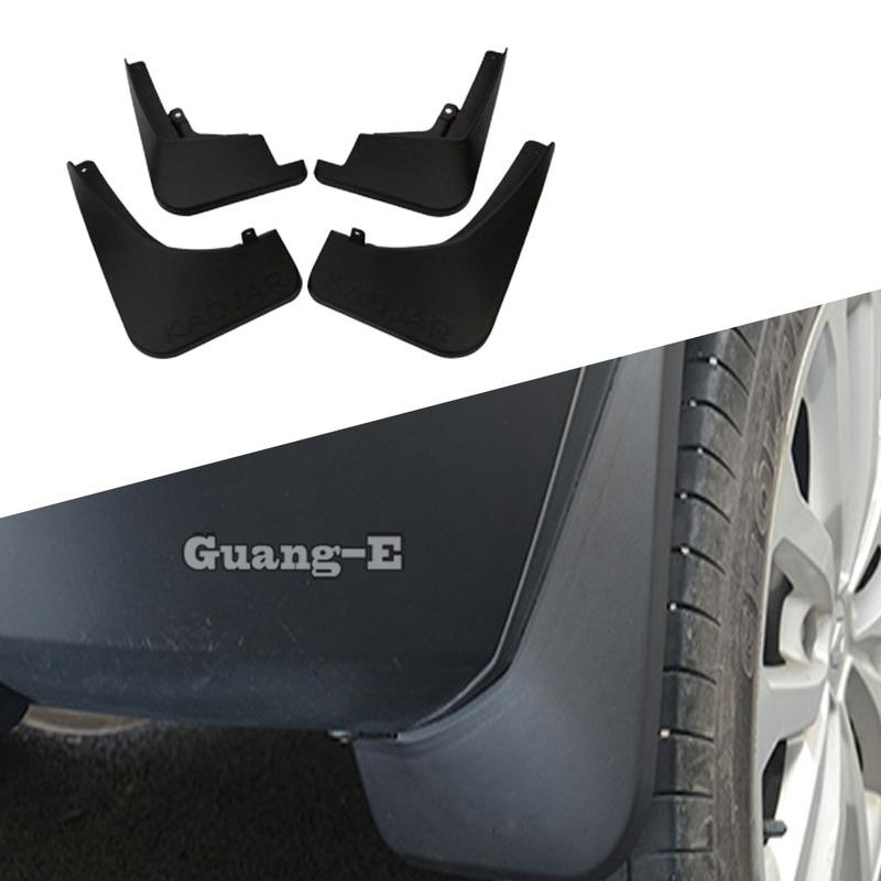 Car Styling Plastic Fender Soft Mudguard Detector Flap Splash Mud Guard Molding For Renault Kadjar 2016 2017 2018