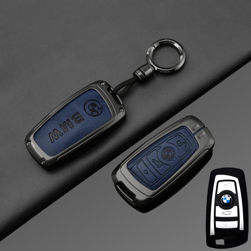 AXNX2 Fashion Zinc Alloy Car Key Case Cover Holder For BMW F30 F20 F10 F18 F22 F01 X3 X4 F06 F02 M3 M5 Protector Keychain Accessories