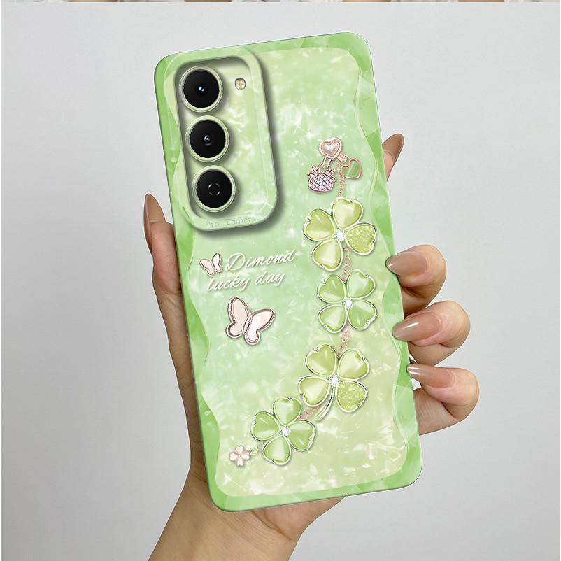 Casing For Tecno Spark 40 Pro 40Pro+ Plus 4G Aesthetic Flowers Phone Case Slim Liquid Silicone Anti Drop Protection Soft Cover