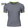 Men's Crew Neck T-Shirt Summer Short Sleeve Casual Tee Solid Color Muscle Fit Workout Top for Gym Daily Wear Sports