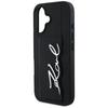Etui Karl Lagerfeld Hc Grained Pu        Cardslot Metal Signature Do Iphone 16 Czarny