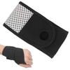 Selfheating Magnet Wrist Support Brace Winter Keep Warm Band Sports Tourmaline Wristband(Full Black )