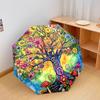 1 PC Automatic Folding Umbrella - The Mysterious Tree of Life Pattern, Portable & Foldable Design with 8 Ribs, Christmas Birthday Gifts