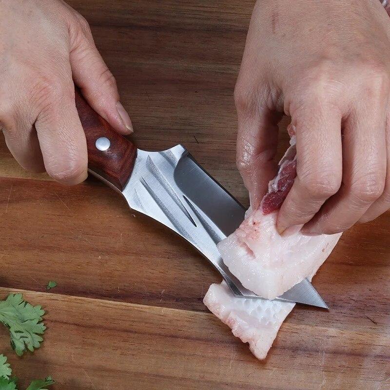 5Cr15Mov Stainless Steel Fruit Butcher Boning Knife Meat Cleaver Knife Hand Forged Kitchen Chef Knife