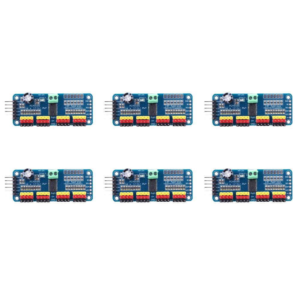 10-1PC 16 Channel 12-Bit PWM Servo Driver Board Module for Arduino Robot/ Raspberry Pi PCA9685 Controller Module IIC Interface