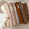 Temperament Solid Color Imitation Cashmere Scarf Women's Winter Versatile Warm Men's Coffee Color Scarf Versatile Shawl