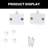Bundle of 2 Rock Cable Switches for Home Lighting 2 Units Inline Rocker Switches
