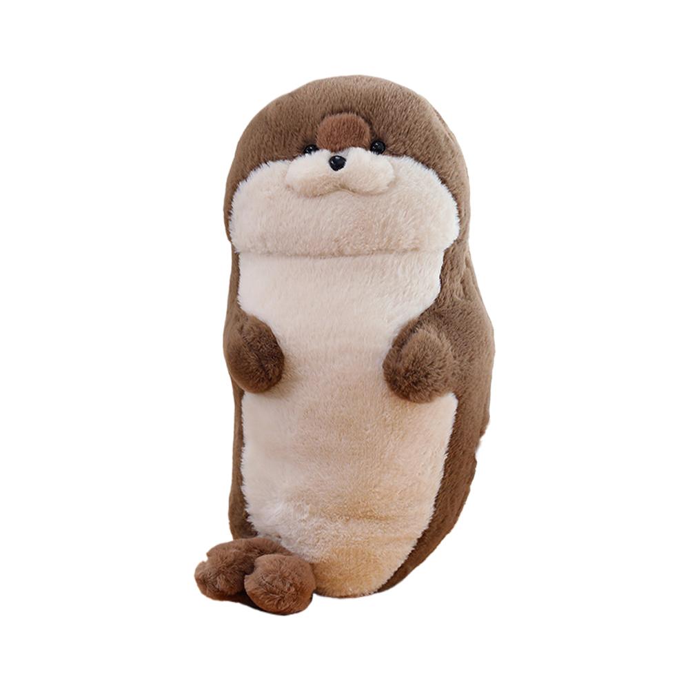 Seal Plush Toy 40cmKawaii Sushi Otter Plush Toy Delicious Rice And Sea Dogs Marine Organism Doll Animal Soothing Sleep Pillow