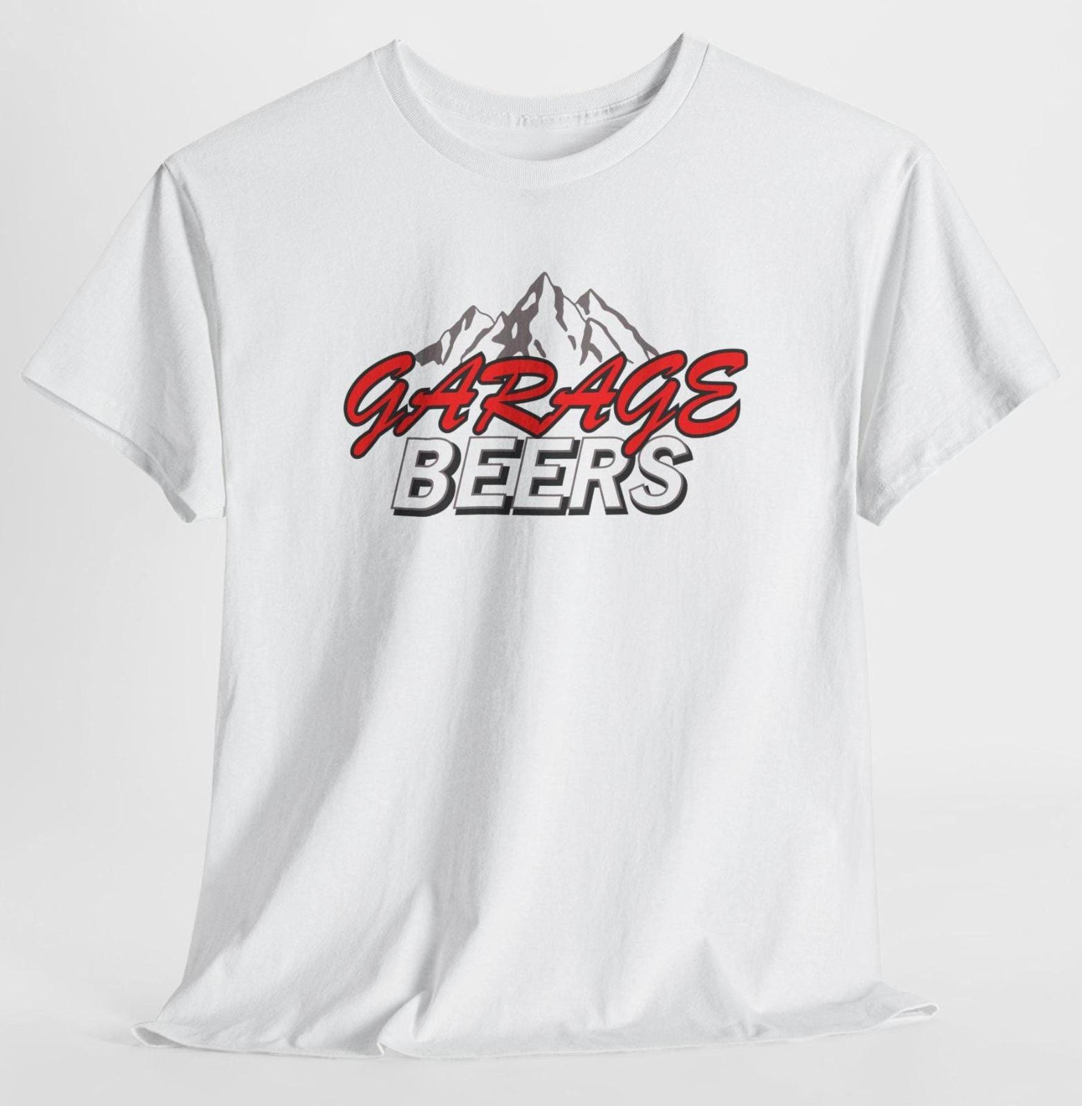 Beer Lover T Shirt Coors Light Theme Garage Beers Fathers Day Gift Mens Funny XL