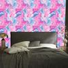 Pink and Purple Ink Wallpaper Powder Pink and Lavender 50x1000