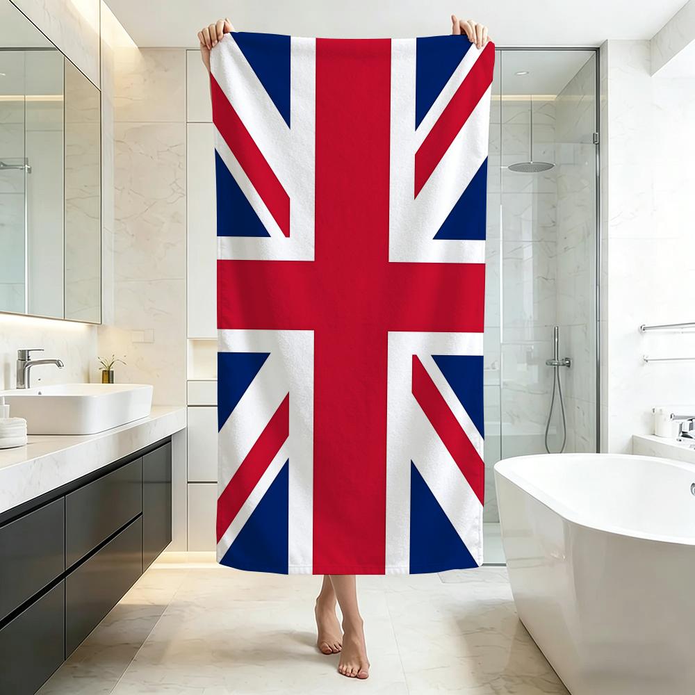 Flagge U-Vereinigtes Königreich England Handtuch Fünf-Sterne-Hotelqualität Umweltfreundlich Ultraweiche Dicke Handtücher & Strandtücher