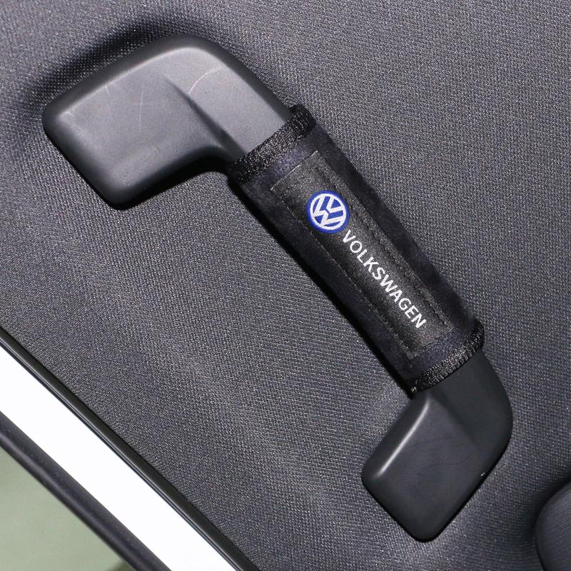 2026 New Set Car seat Neck Pillows&Seat Belt Cover Comfort Rest Travel Cushion For Volkswagen VW Scirocco CC Golf 6 GOLF 7 MK6 Polo