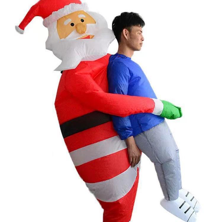 Christmas Tree Walking Mannequin Inflatable Costume - Festive Atmosphere Role-Playing Outfit