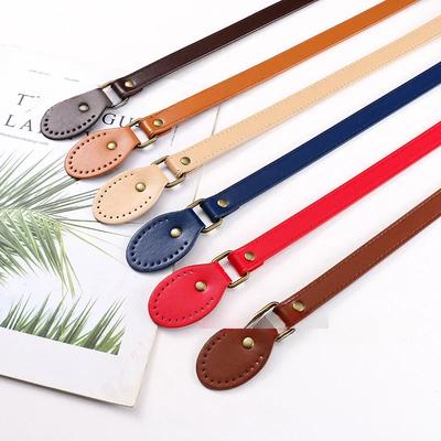 Sangles de sac à bandoulière 66 cm Poignées de sac Remplacement DIY Portefeuille pour femme Sac à bandoulière Poignées en cuir PU Sangles Accessoires de sac