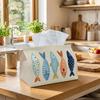 1pc Animal Tissue Box Multifunctional, Fish Row Suitable for Home, Parties, And Car Decoration. This Decorative Tissue Paper Organizer Is Perfect for 