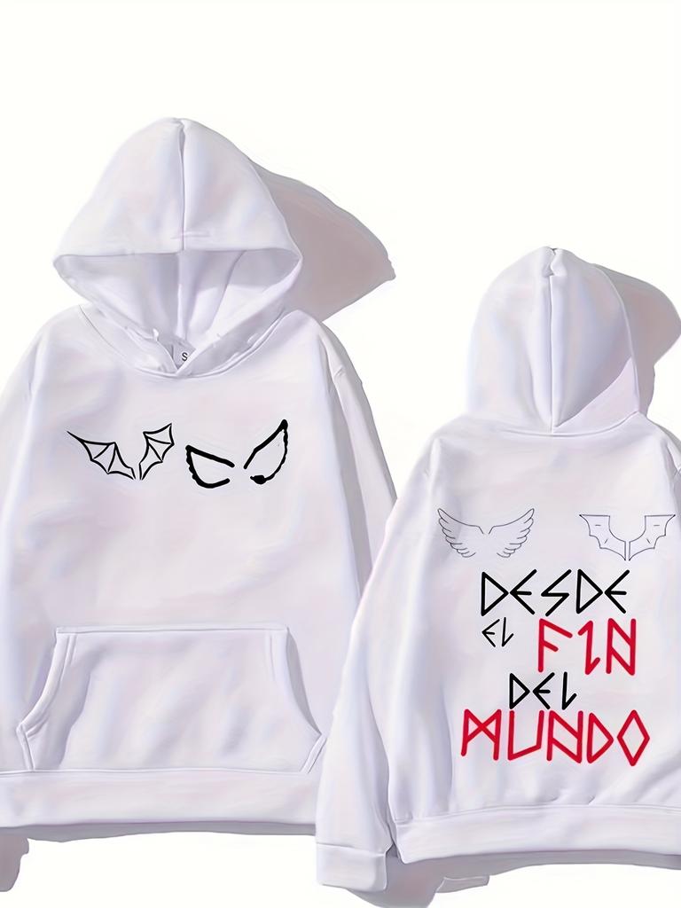 2025 Diseño De Moda De Otoño E Invierno Para Productos De Adquisición_ Sudaderas Con Capucha Estampadas Del Fin Del Mundo Para