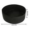 2PCS Durable 15 Gallon Grow Bag Round Heavy Duty Raised Planter Bag Black Fabric Plant Grow Bag Outdoor Gardening