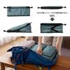 TABITORA Travel Compression Bag for Clothing Storage Zipper Convenient for Business Set of 3 Pouch, Travel, Pouch, Closure, Trips, Compact, Purple,