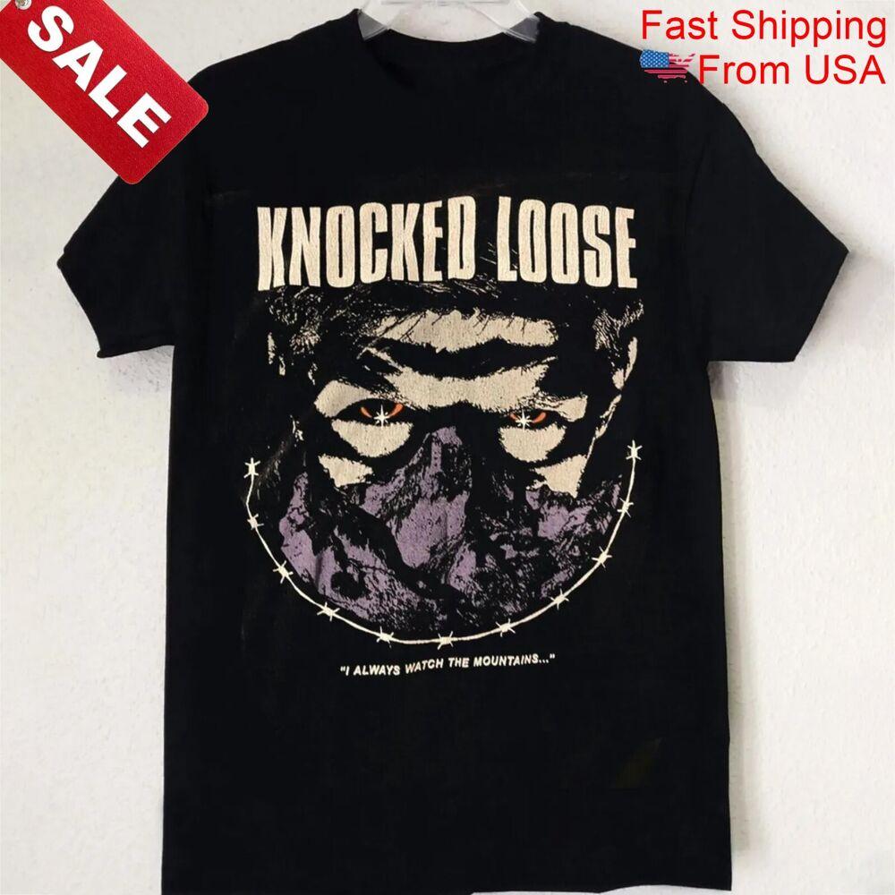 New Knocked Loose I always watch the moutains Cotton  Shirt Unisex T-Shirt XL