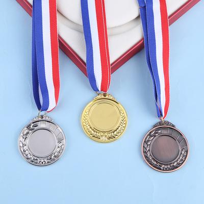 5.2cm Gold/Silver/Bronze Medal Award Medals with Neck Ribbon Class Rewards Competition Awards for Competitions Party Race