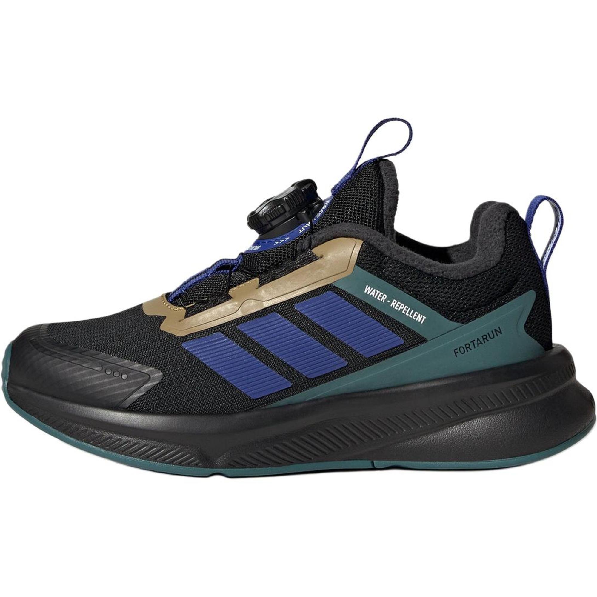 

Adidas FORTARUN 4.0 Abrasion Resistant Thermal Low top Running Shoes Black Kids HP3590 30.5