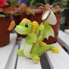 Resin Dragon Baby Miniature Figurine Micro Landscape Decorations Fairy Garden Dollhouse DIY Ornaments