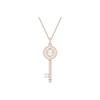Collier clé Série Cœur Danse Scintillante pour Femme 5469120
