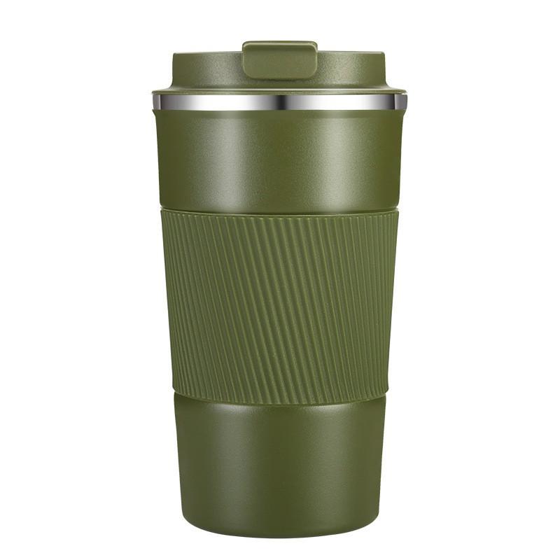 Stainless Steel Vacuum Insulated Travel Mug With Locking Lid 380ml 510ml Double Wall Office Car Home Use