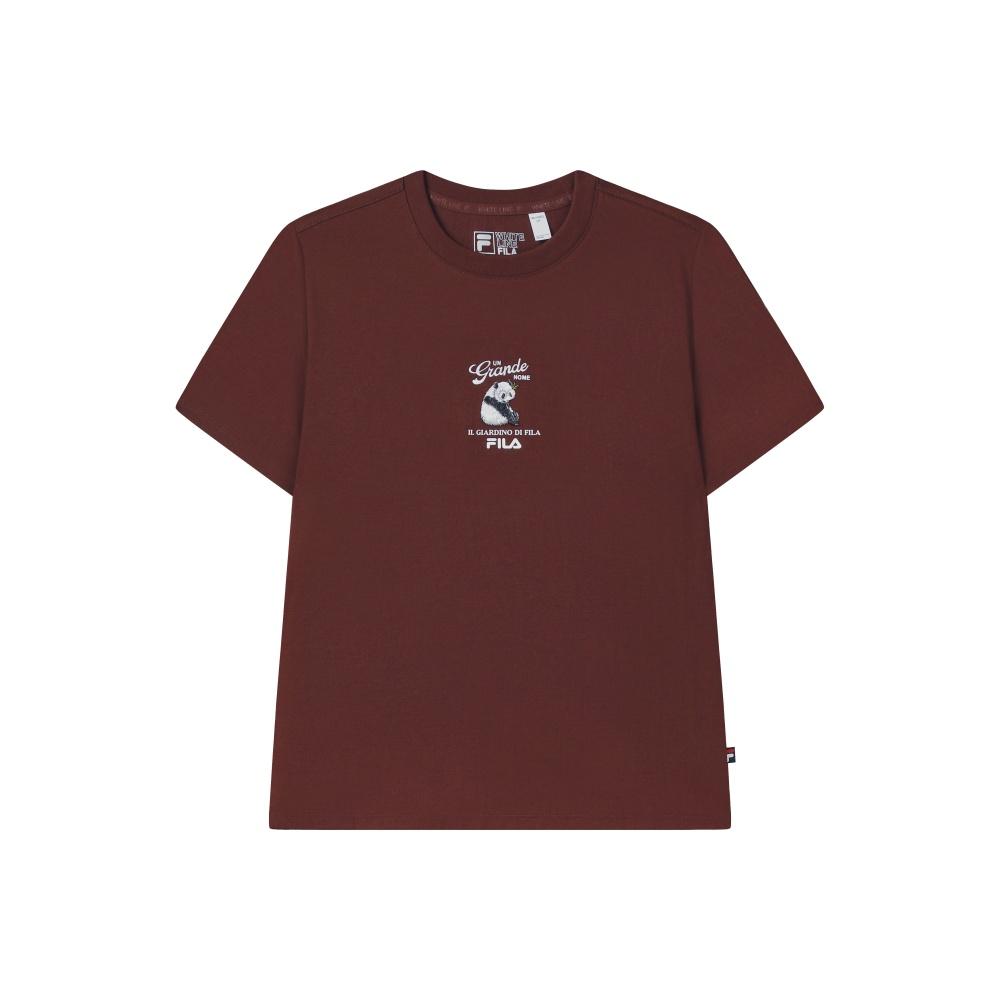 

New FILA HERITAGE T Shirt Women s Terracotta Red Brown F11W538113FBN S