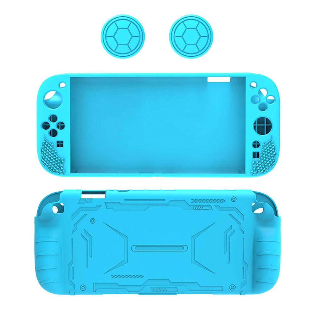 

Silicone Case with Joystick Caps Anti-Scratch Cover Skin Protective Shell for Nintendo Switch2 Accessories синий