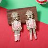 Metal Cartoon Princess Anime Dangle Earrings Women's New Simple Elegant Design Jewelry Party Accessories