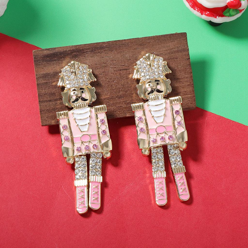 Metal Cartoon Princess Anime Dangle Earrings Women's New Simple Elegant Design Jewelry Party Accessories