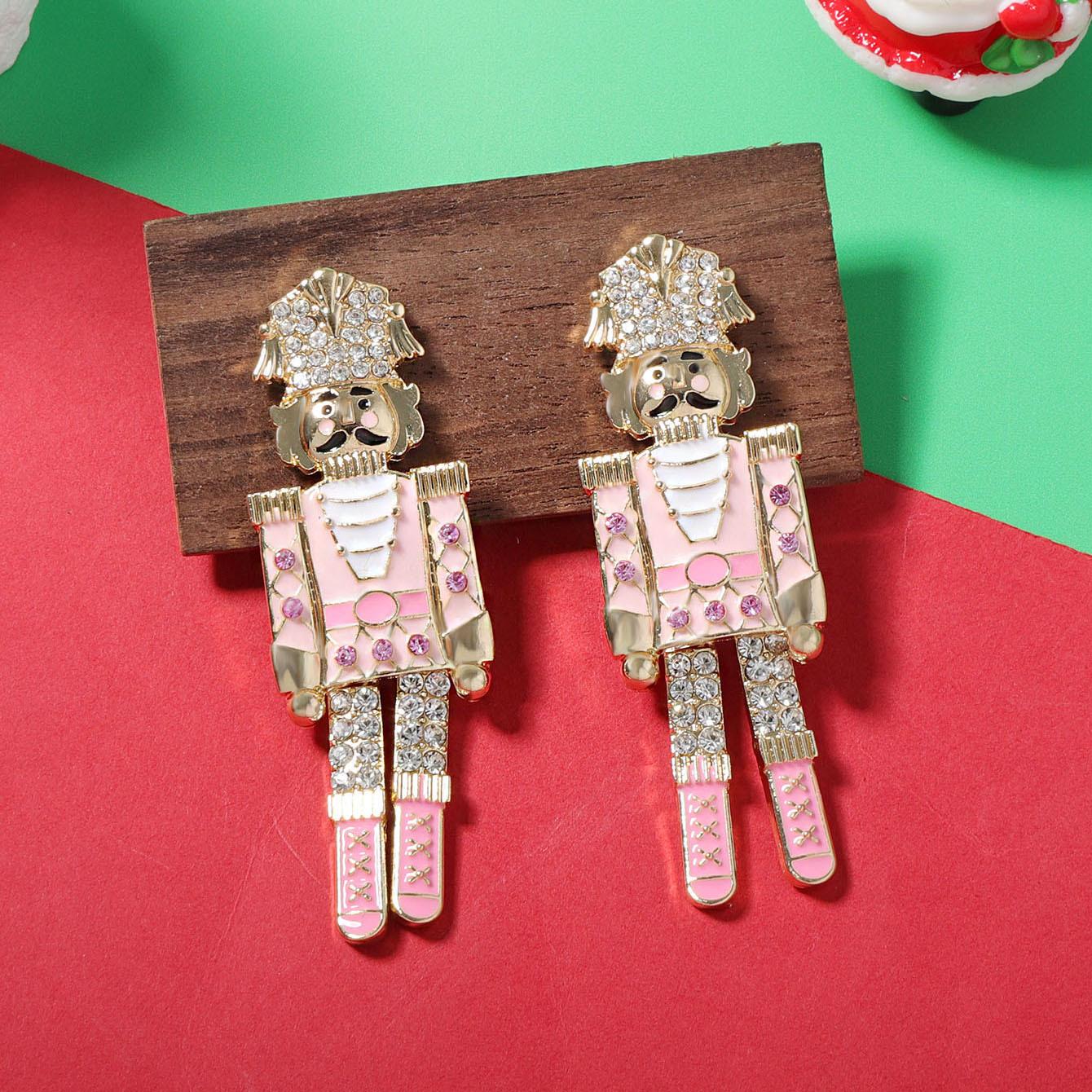 

Metal Cartoon Princess Anime Dangle Earrings Women s New Simple Elegant Design Zircon Party Accessories