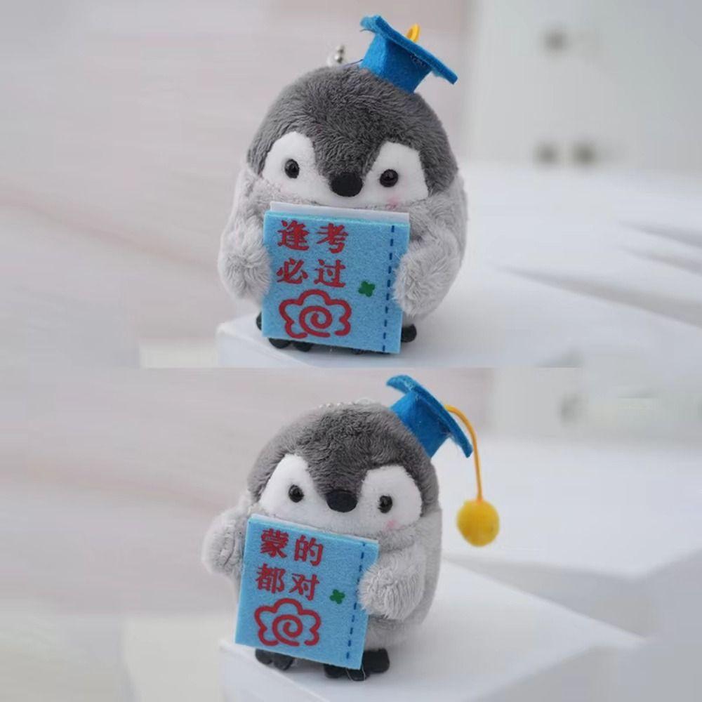 Cute Cartoon Penguin Keychain Soft Plush Creative Pendant Plush Doll Soft Keychain  Gifts for Girls