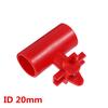 5 Pcs Automatic Chicken Nipple Drinker Cross-Shaped Hens Quail Birds Drinking Bowls Water Poultry Applies OD 20/25mm PVC Pipe