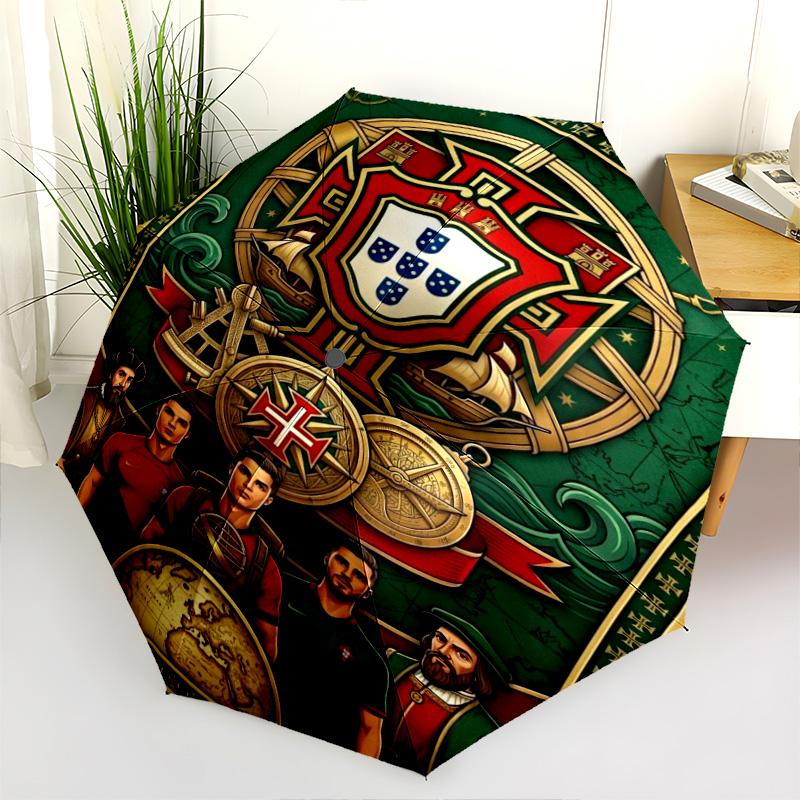 Portuguese Heritage Unity Folding umbrella Suitable for all seasons travel light outdoor Three folds