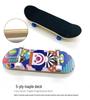 Ahorn Finger Skateboard mit Kugellagern und Rädern - Mini Double Rocker Board für kreatives Spiel von Kindern