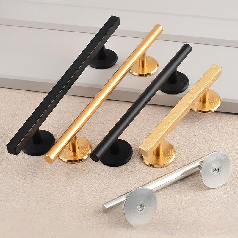 Self-adhesive Handle No Punching Wardrobe Door Sliding Door Glass Door Cabinet Drawer Handle No Nail Paste Handle