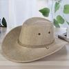 Frühling Herbst Breitkrempe Einfarbige Herren Jazzhut Unisex Sonnenschutz Outdoor Damen Zylinder Cowboyhut