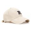 Cappellino da Baseball Ricamato con Lettera R Cappellino da Papà in Cotone Cappellino Regolabile Uomo Donna Streetwear Sport Outdoor Cappello da Sole Casuale Quotidiano Gorra