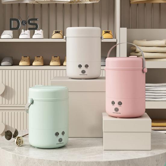 3.8L Underwear Socks Mini Washing Machine One-Button Control Timer Function Energy-saving Low Noise Portable Travel Washer