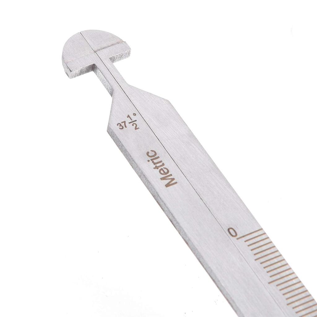 Hi Lo Welding Gauge Inch Gage, Stainless Steel Test Ulnar Welder Inspection Pitch Welding Measure Gauge Measurement Tools