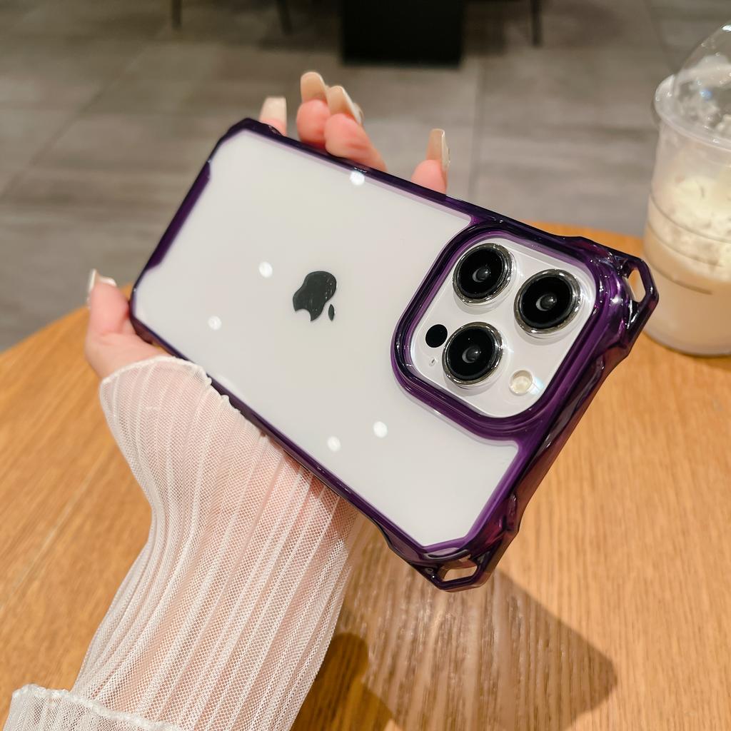 Four Corner Airbag Clear Phone Case For Apple iPhone 17 16 15 14 13 12 11 Pro Max Soft TPU Transparent Cover Protective Shell