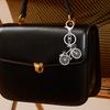 Sporty Couple Bike Keychains Metal Construction Crystal Ideal For Anniversary Gifting