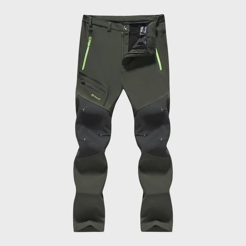 Unisex Winter Fleece-Lined Windproof & Waterproof Mountaineering Ski Pants