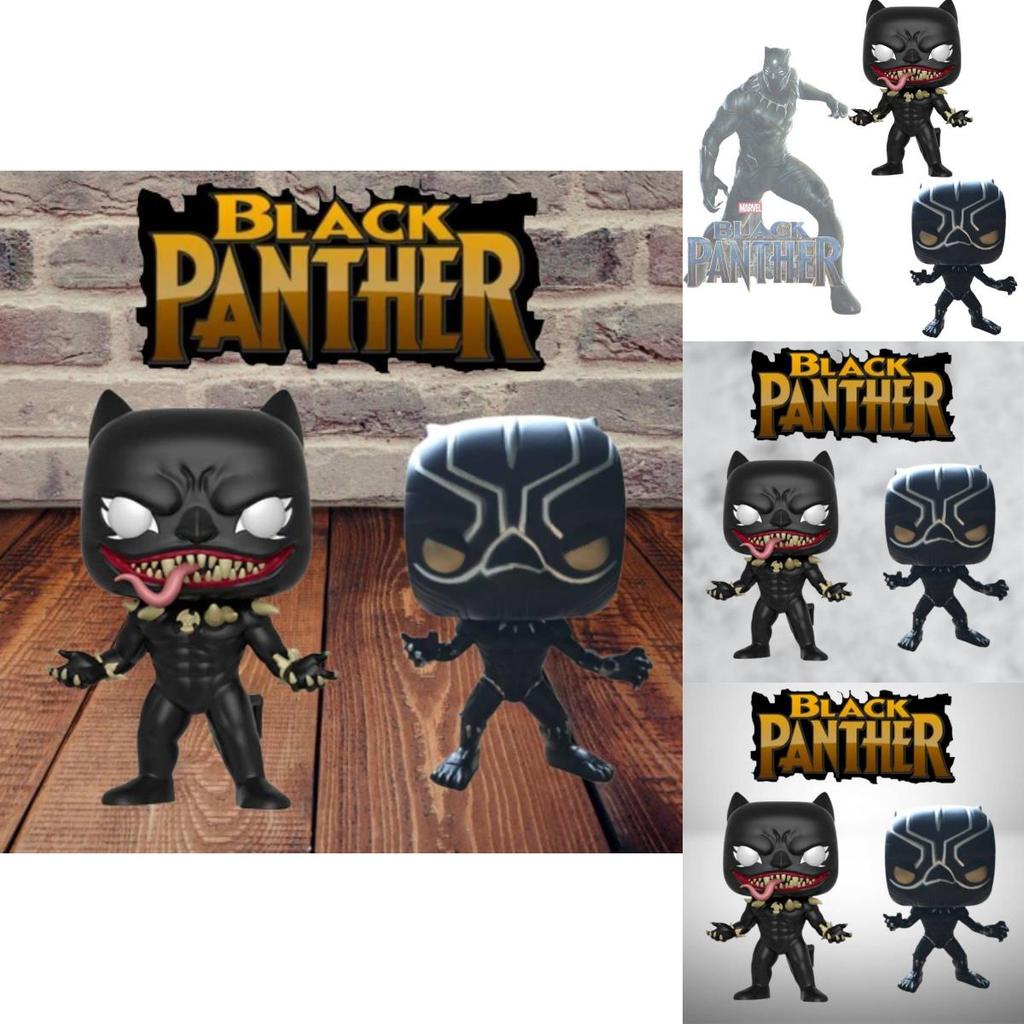 Pop Avengers Black Panther Venom Black Panther Classic Character Commemorative Action Figure Model Toy 10cm, Pvc Material