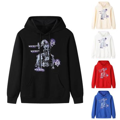 Φούτερ με γραφικό τύπωμα για Unisex και woUnisex φθινόπωρο και χειμώνα, φούτερ με κουκούλα Harajuku για Unisex, ρετρό μπουφάν για street wear