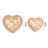 DIY Vintage Gold Heart Clothing Accesories Decorative Buttons Sewing Material Metal Shank Buttons