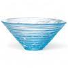 Takumifu Select Small Bowls Not Dishwasher Made In Japan (3-piece Set) Plates, (Shaved Ice, Blue), 124xH56mm, Safe, Glass,